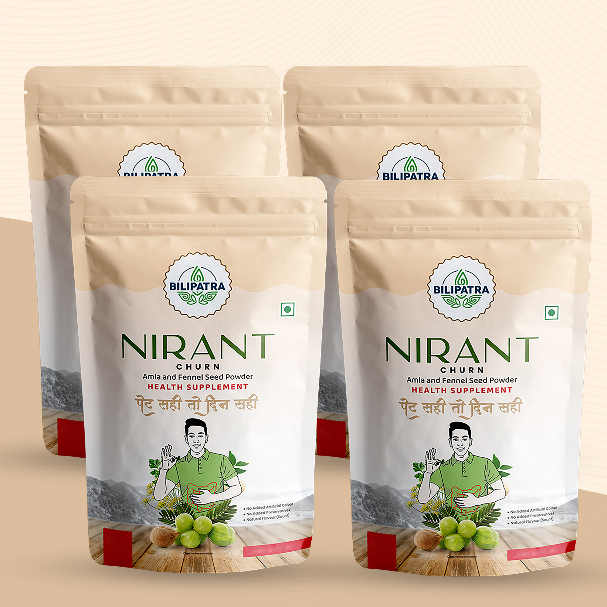Nirant Churna Combo Pack (4 Combo Pack) – Best Nirant Churna Powder in Surat | Ayurvedic Digestive Support