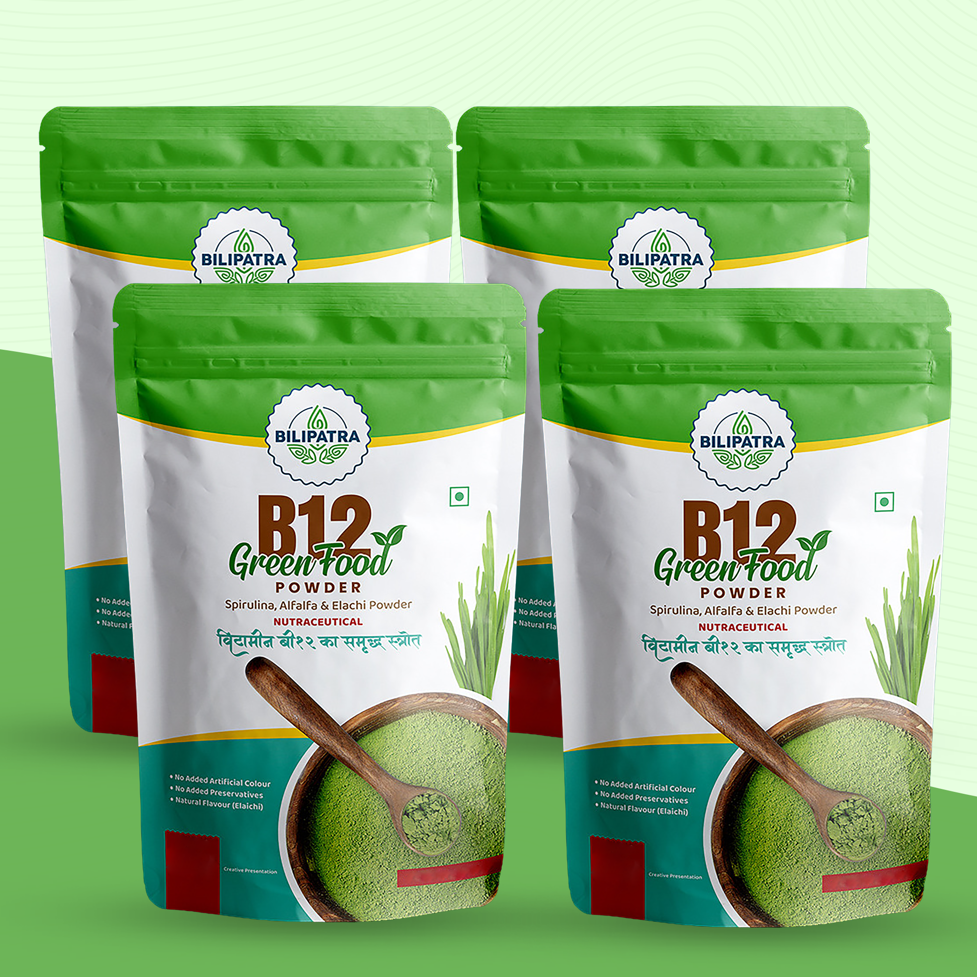 B12 Combo Pack (4 Combo Pack) – B12 Powder Surat | Vitamin B12 Powder in India | Prisha Ayurvedic Nirant B12 Powder